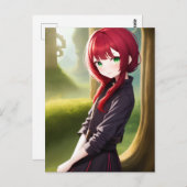 アニメガール011 ポストカード (正面/裏面)