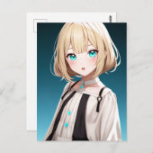 アニメガール022 ポストカード (正面/裏面)