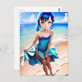 アニメガール029 ポストカード (正面/裏面)