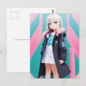 アニメガール039 ポストカード (正面/裏面)