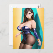 アニメガール046 ポストカード (正面/裏面)