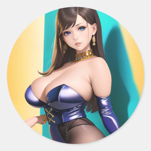 アニメガール046 ラウンドシール (正面)