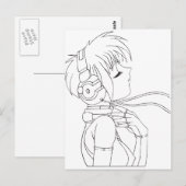 アニメガール ポストカード (正面/裏面)