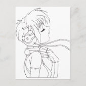 アニメガール ポストカード (正面)