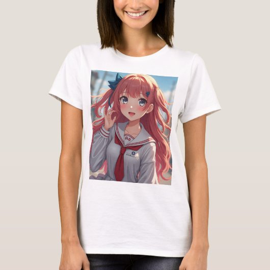 アニメガール Tシャツ (正面)