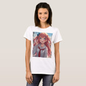 アニメガール Tシャツ (正面フル)