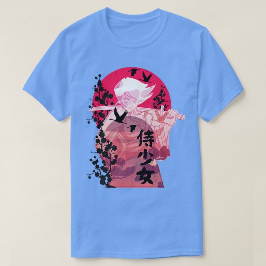 アニメガール Tシャツ (デザイン正面)