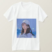 アニメガール Tシャツ (デザイン正面)