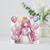 アニメガールbirhday A 招待状 (スタンド正面)