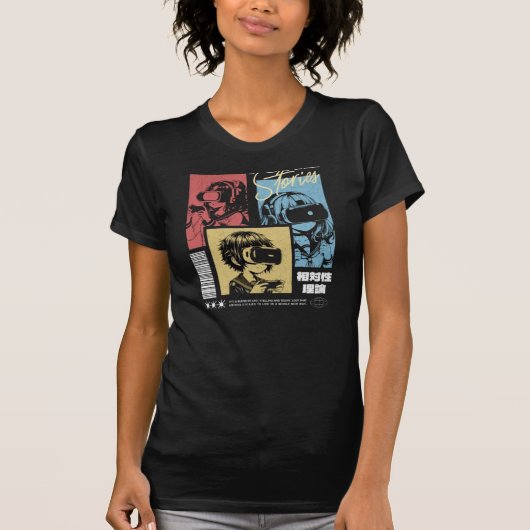 アニメガールTシャツ Tシャツ (正面)