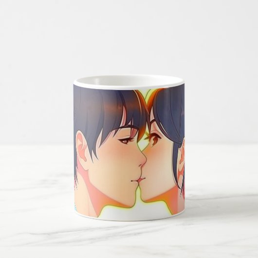 アニメキス |新しい愛 コーヒーマグカップ (中央)