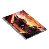 アニメキツネガールかわいいキツネファンタジーアート ノートブック (右側)