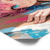 アニメキャットガールサマービーチおもしろい ポスター (角)