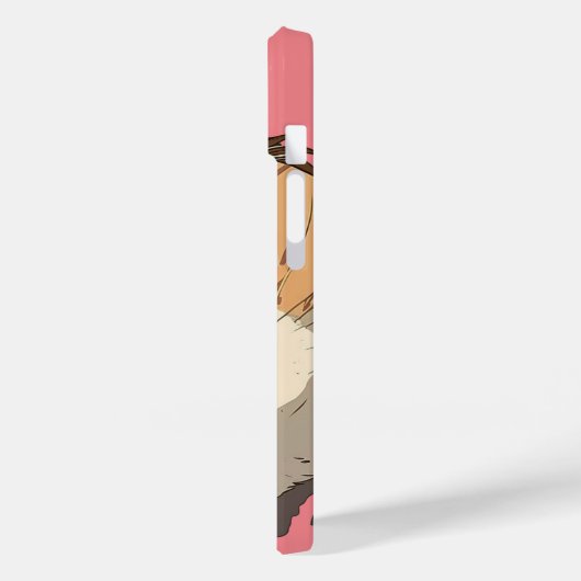 アニメキャット顔 Case-Mate iPhoneケース (裏面 / 左)