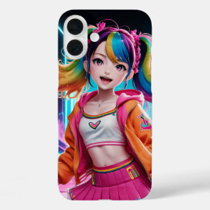 アニメキャラクター電話ケースデザイン iPhone 16 PLUSケース