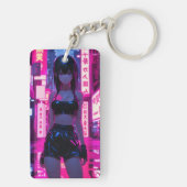 アニメキーチェーンデザイン キーホルダー (裏面)