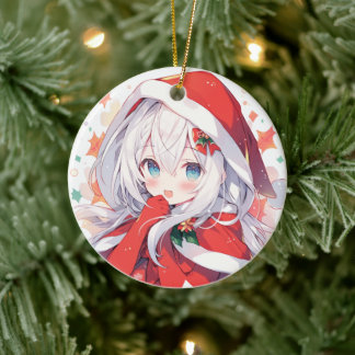 アニメクリスマスオーナメント、アニメクリスマスギフト セラミックオーナメント