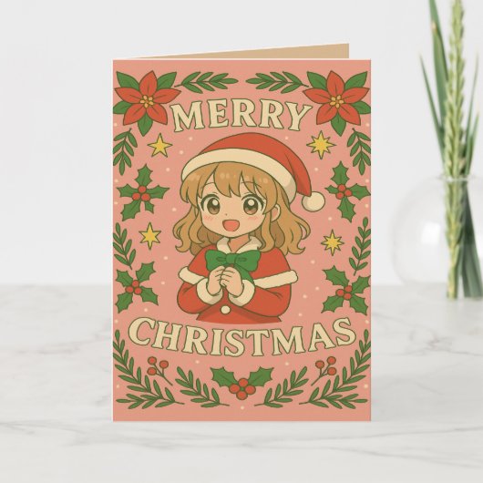 アニメクリスマス カード (正面)