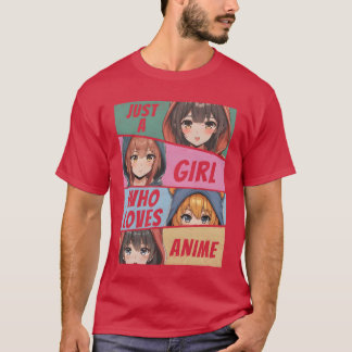アニメグッズ アニメ好きな女の子 アニメ女子 Tシャツ
