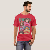 アニメグッズ アニメ好きな女の子 アニメ女子 Tシャツ (正面フル)