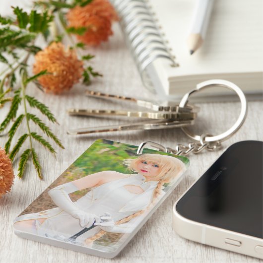 アニメコスプレフォトキーチェーン キーホルダー (正面右)