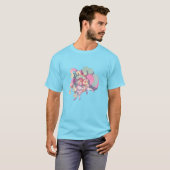 アニメコットンキャンディキツネ Tシャツ (正面フル)