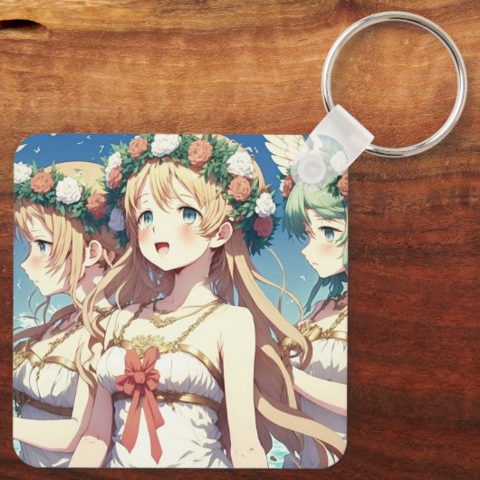 アニメコール キーホルダー (裏面)