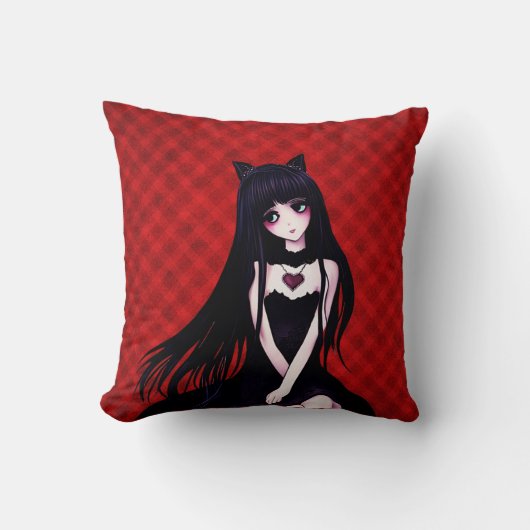 アニメゴシックガールオンレッド クッション (正面)
