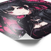 アニメゴシックガールファンタジー フォトプリント            (角)