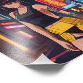 アニメサイバーパンクガール東京ナイト フォトプリント            (角)