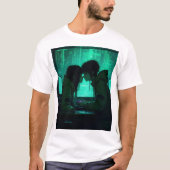 アニメサイバー・パンク柄グラフィックTシャツ Tシャツ (正面)