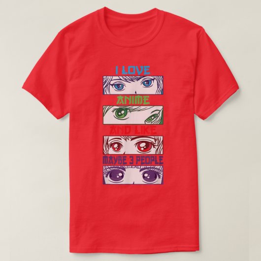 アニメシャツ皮肉アニメ引用文アニメファンアニメ Tシャツ (デザイン正面)