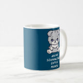 アニメシュナウザーズマンガかわいいドッグ恋人 コーヒーマグカップ (正面右)