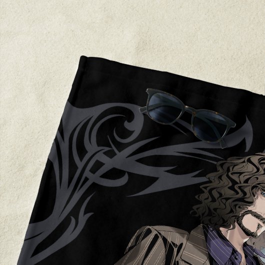 アニメシリウスブラックアニマグス ビーチタオル (インサイチュ)