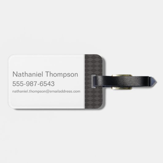 アニメシリウスブラック ラゲッジタグ (裏面横)