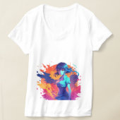 アニメシルエットティー Tシャツ (レイダウン)