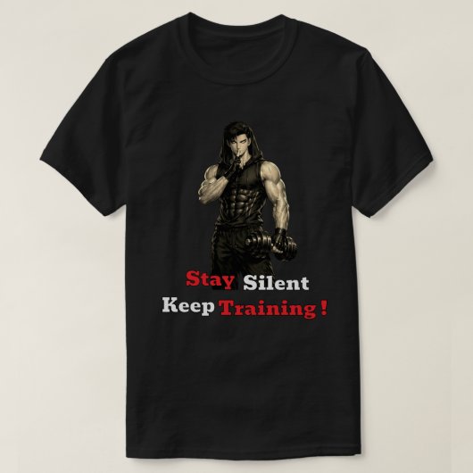 アニメジムモチベーション Tシャツ (デザイン正面)