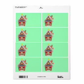 アニメジンジャーブレッドハウス ラベル (フルシート)