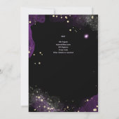 アニメスケーター女子バースデーパーティースカートボード 招待状 (裏面)