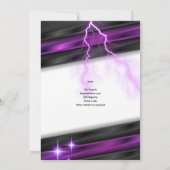 アニメスケーター女子バースデーパーティースカートボード 招待状 (裏面)