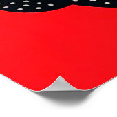 アニメスタイルのクマ二頭 ポスター (角)