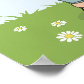 アニメスタイルの優しさスマイル インスピレーション 名言 幼稚園 ポスター (角)