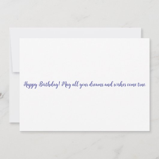 アニメスタイルの誕生日 bliss (裏面)