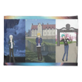 アニメスタイルキャラクター枕ケース 枕カバー (裏面)