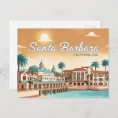 アニメスタイルサンタバーバラ,カリフォルニア州,アメリカ ポストカード (正面/裏面)