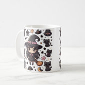 アニメスタイルハロウィーン コーヒーマグカップ (正面左)