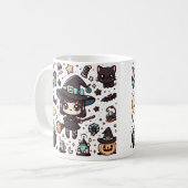 アニメスタイルハロウィーン コーヒーマグカップ (正面左)