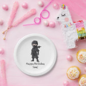 アニメスタイル忍者戦士ボーイズ誕生日パーティー ペーパープレート (パーティー)