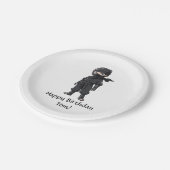 アニメスタイル忍者戦士ボーイズ誕生日パーティー ペーパープレート (アングル)