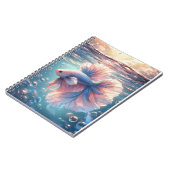 アニメスタイル真珠ハーフムーンベッタ ノートブック (左側)